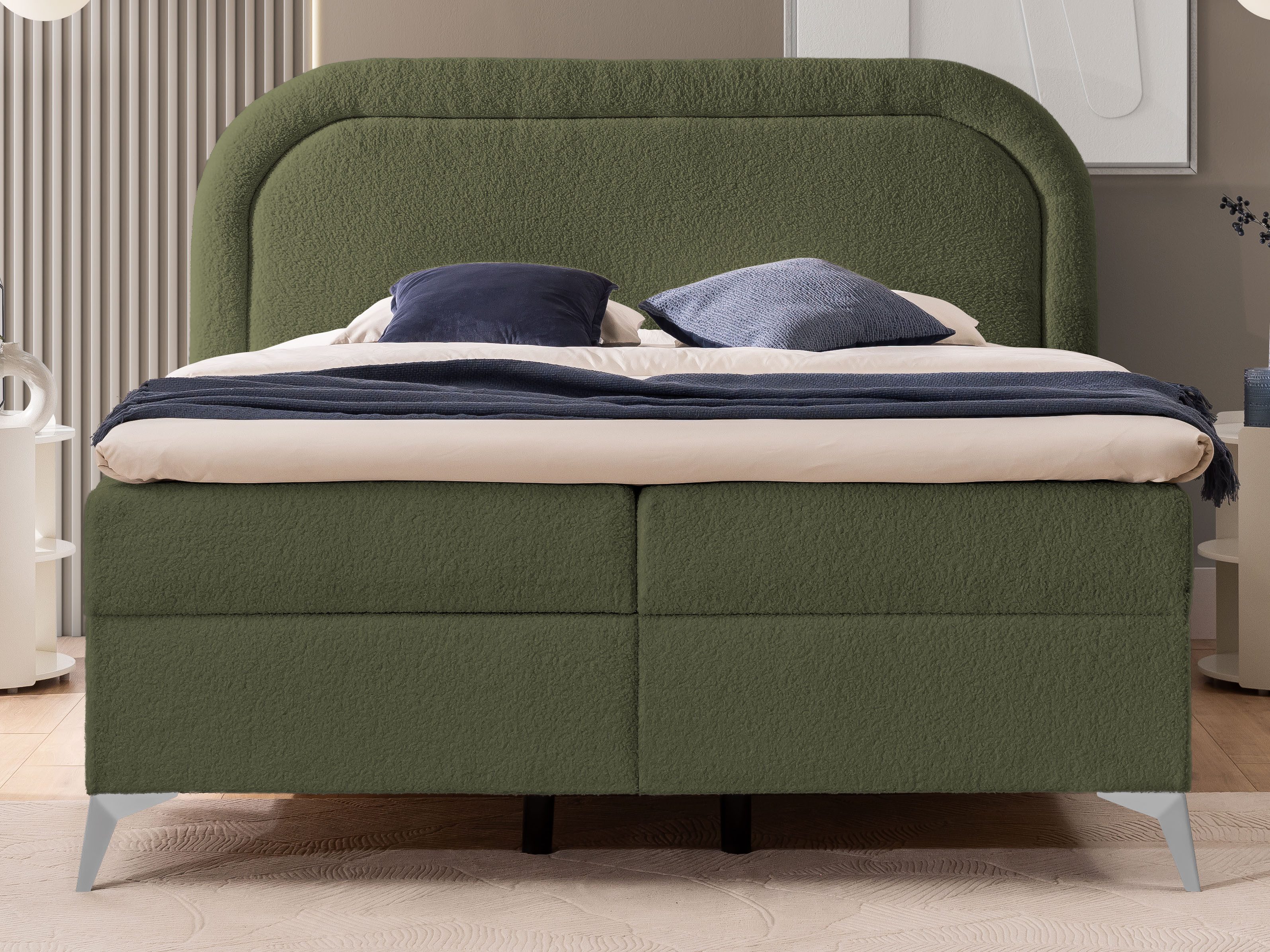 S-Style Möbel Boxspringbett Sonna mit Topper günstig online kaufen