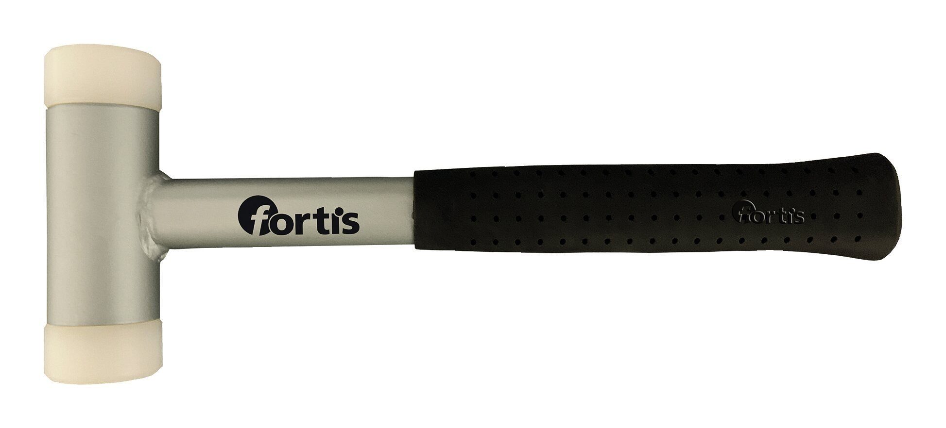 fortis Gummihammer, Schonhammer 35 mm mit Stahlrohrstiel rückschlagfrei
