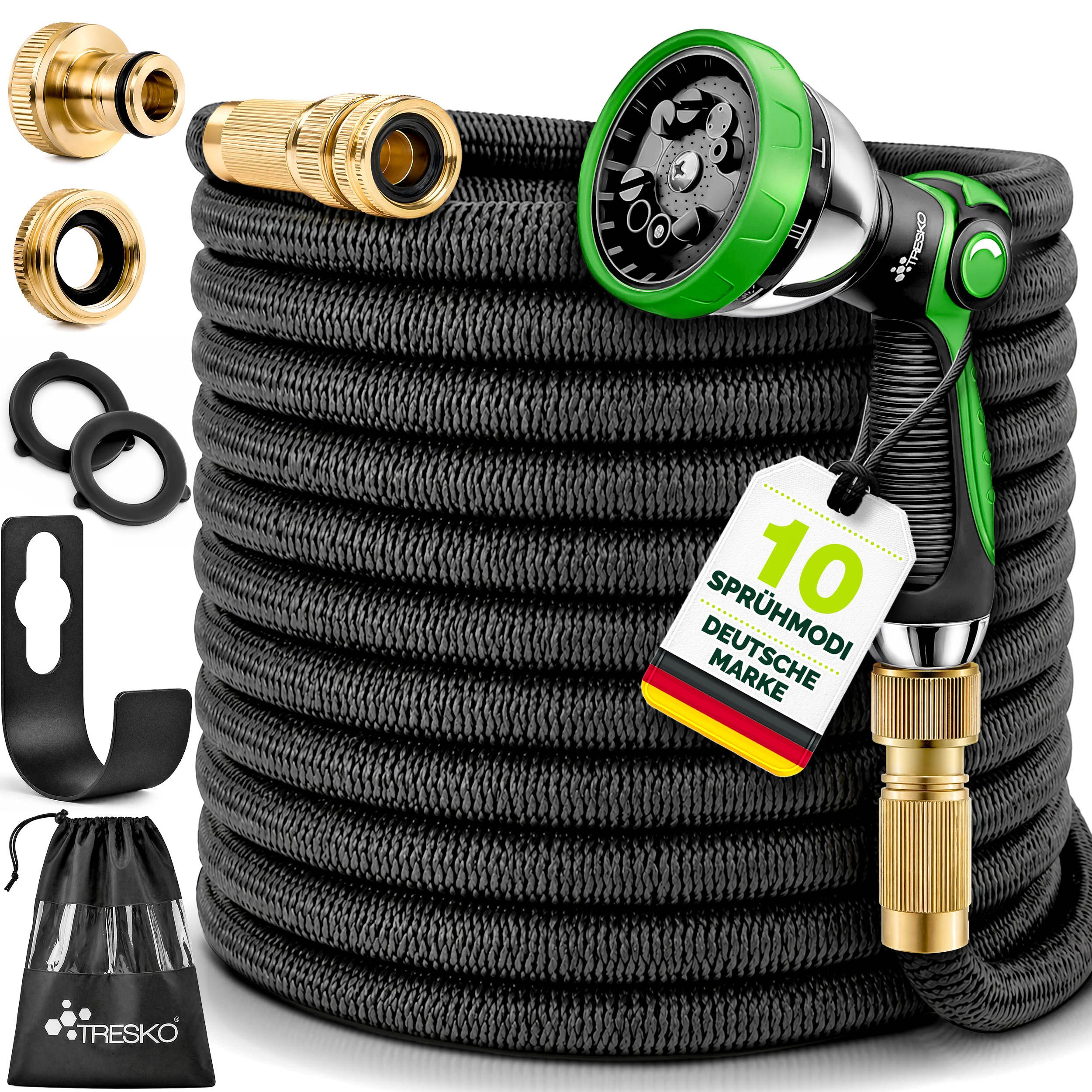 TRESKO Gartenschlauch TRESKO® Premium Gartenschlauch Flexibler Wasserschlauch dehnbarer