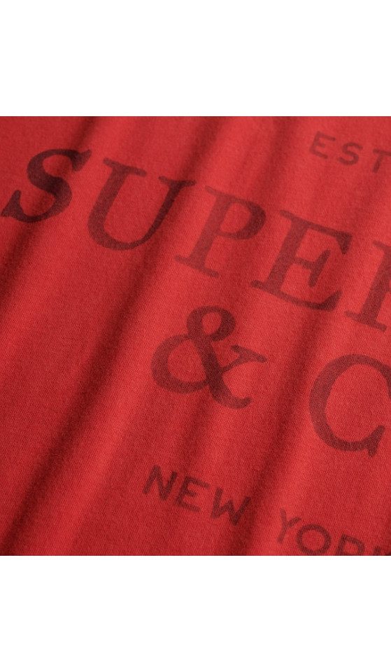 Superdry T-Shirt 1954 COMPANY RELAXED TEE BASE RED