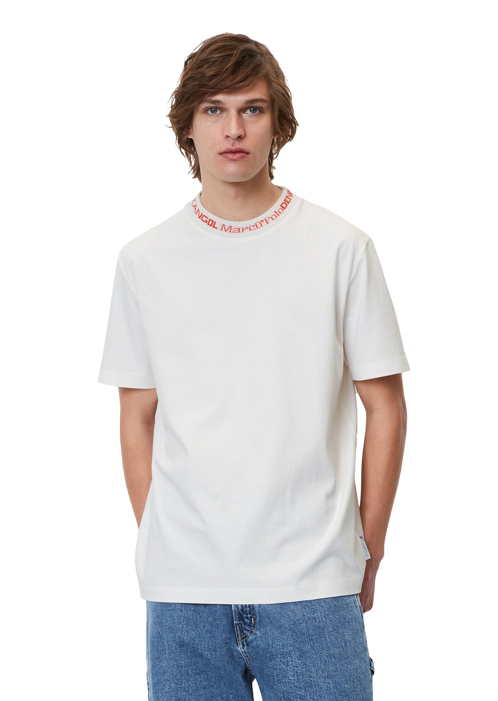 Marc O'Polo DENIM T-Shirt mit Rückenprint weiß