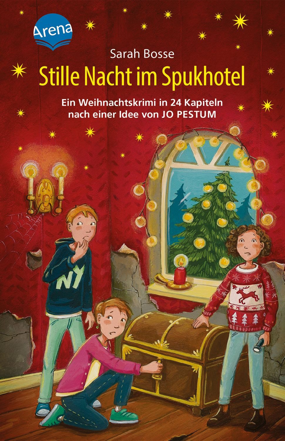 Stille Nacht im Spukhotel. Ein Weihnachtskrimi in 24 Kapiteln nach ein / Sarah Bosse