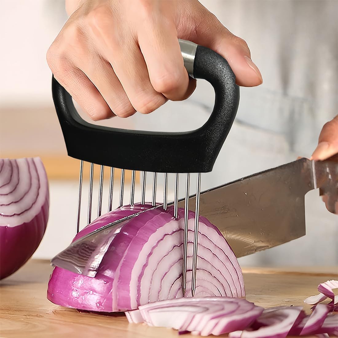 Gemüseschneider Zwiebelschneider Zwiebelhalter Tomatenschneider Avocadoschneider