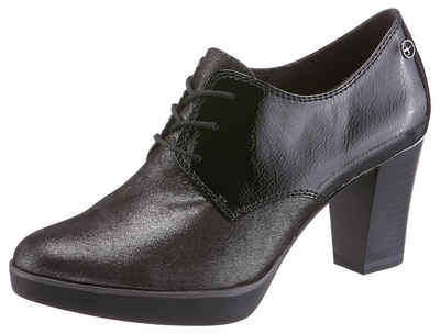 billig Andrea Conti 0591509 Damen Schnürpumps mit Spitze topschuhe24 1382 Damen Pumps Schnür High Heels Riemchen, Farbe:Grau, Größe:37 EU