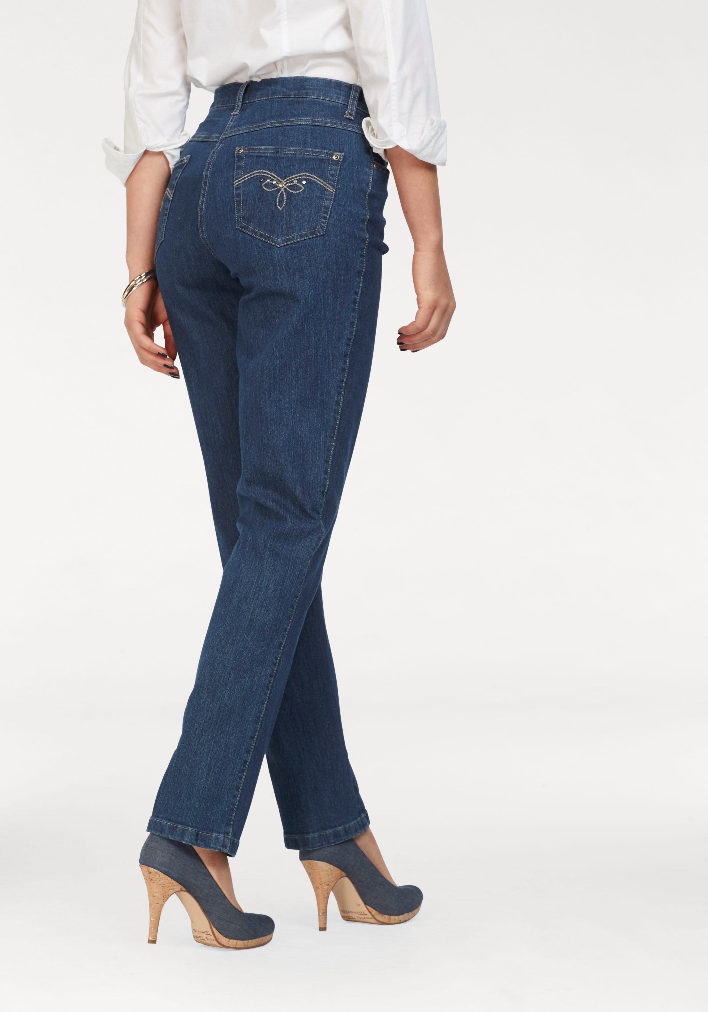 Arizona Gerade Jeans ComfortFit High Waist, Hoher Bund für eine super