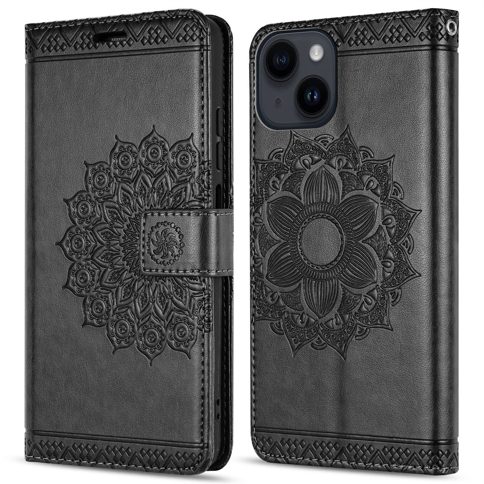 betterfon Handyhülle Handytasche für Apple iPhone 14 Klapphülle Flip Case, Wallet Case mit Kartenfächern Magnetverschluss und weicher Innenhülle – Bild 3 von 5