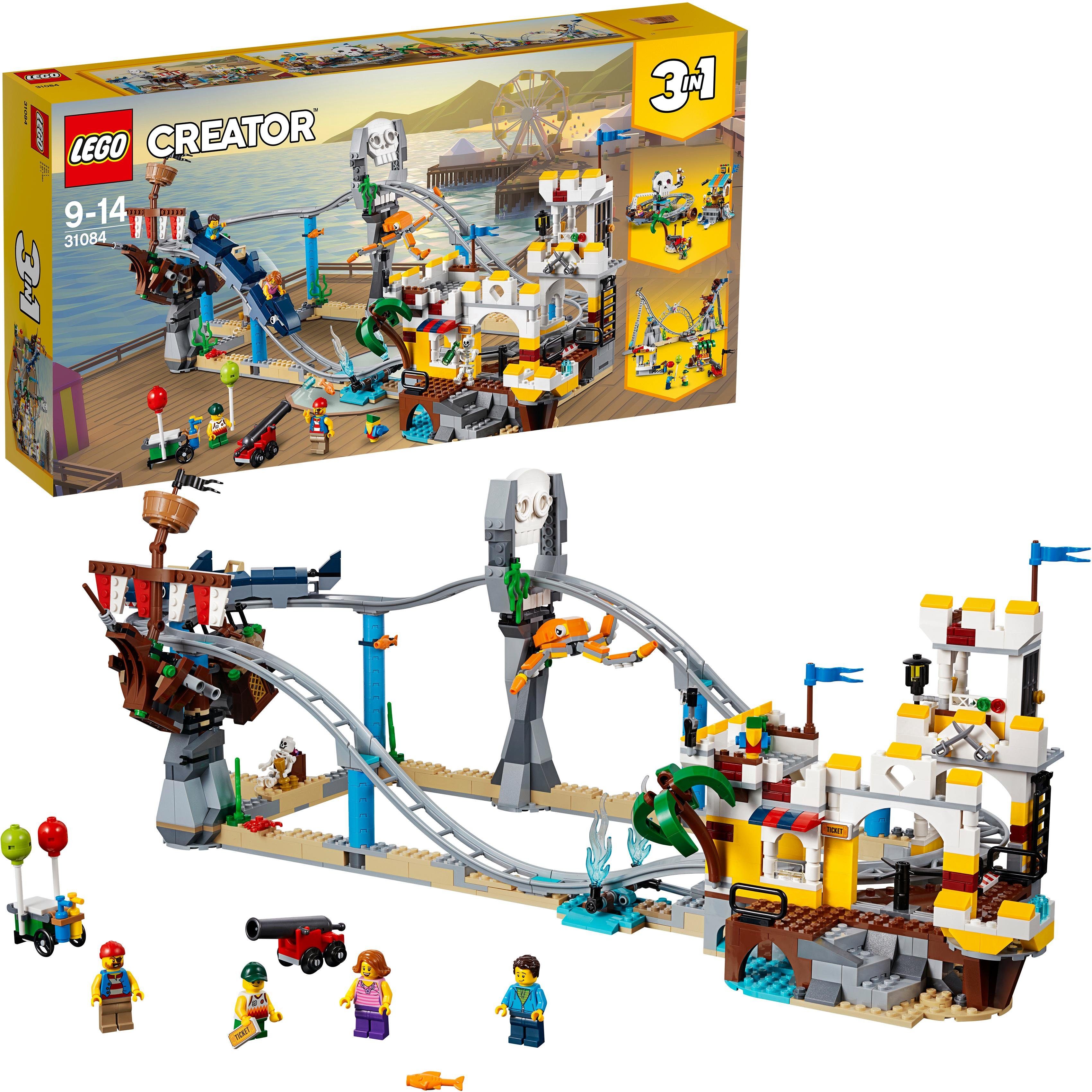 Lego Konstruktionsspielsteine Piraten Achterbahn 31084 Lego Creator Kunststoff 923 St Online Kaufen Otto