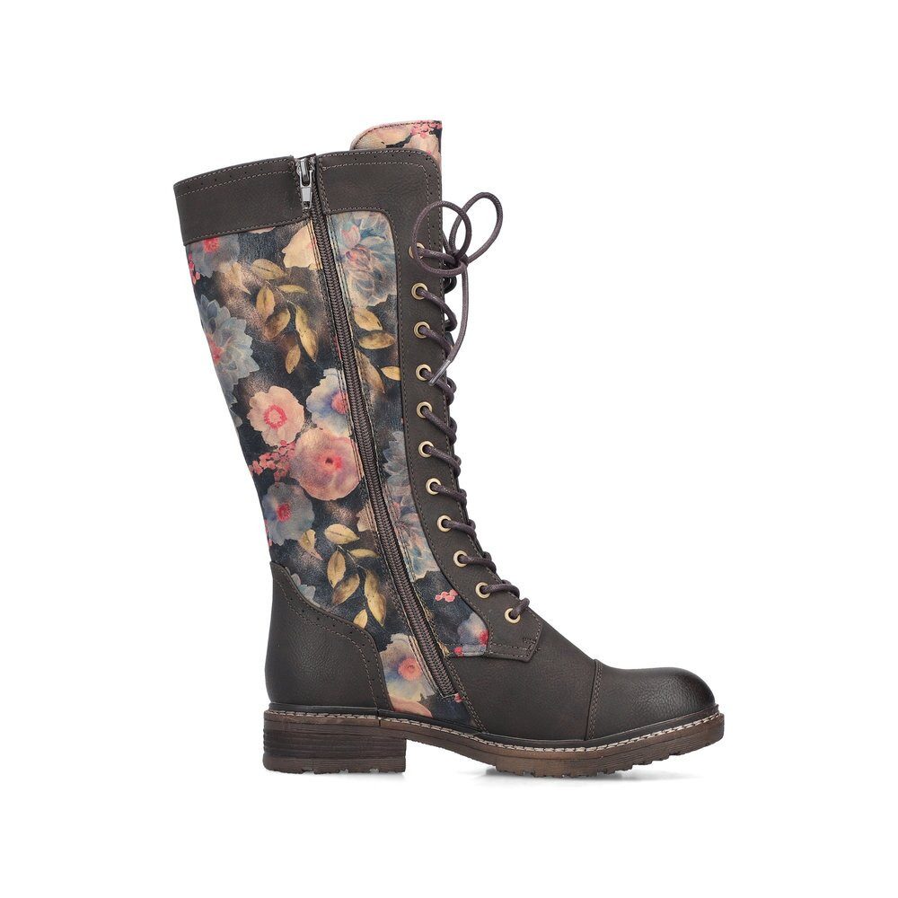 Rieker Rieker - Stiefel: Dahlia/Flowersamt - Mehrfarbig Stiefel günstig online kaufen