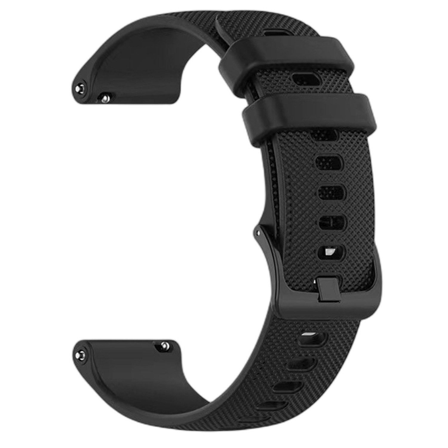 BOOD Uhrenarmband 20/22mm Universal Silikon Ersatzband mit praktischem Schnellverschluss, schweißresistent, rutschfest, individuell verstellbare Armbandlänge