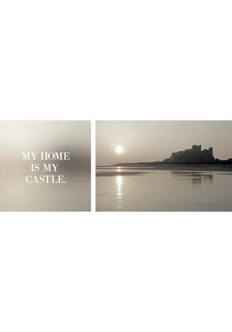  Картина »Home« (Набор 2 St...