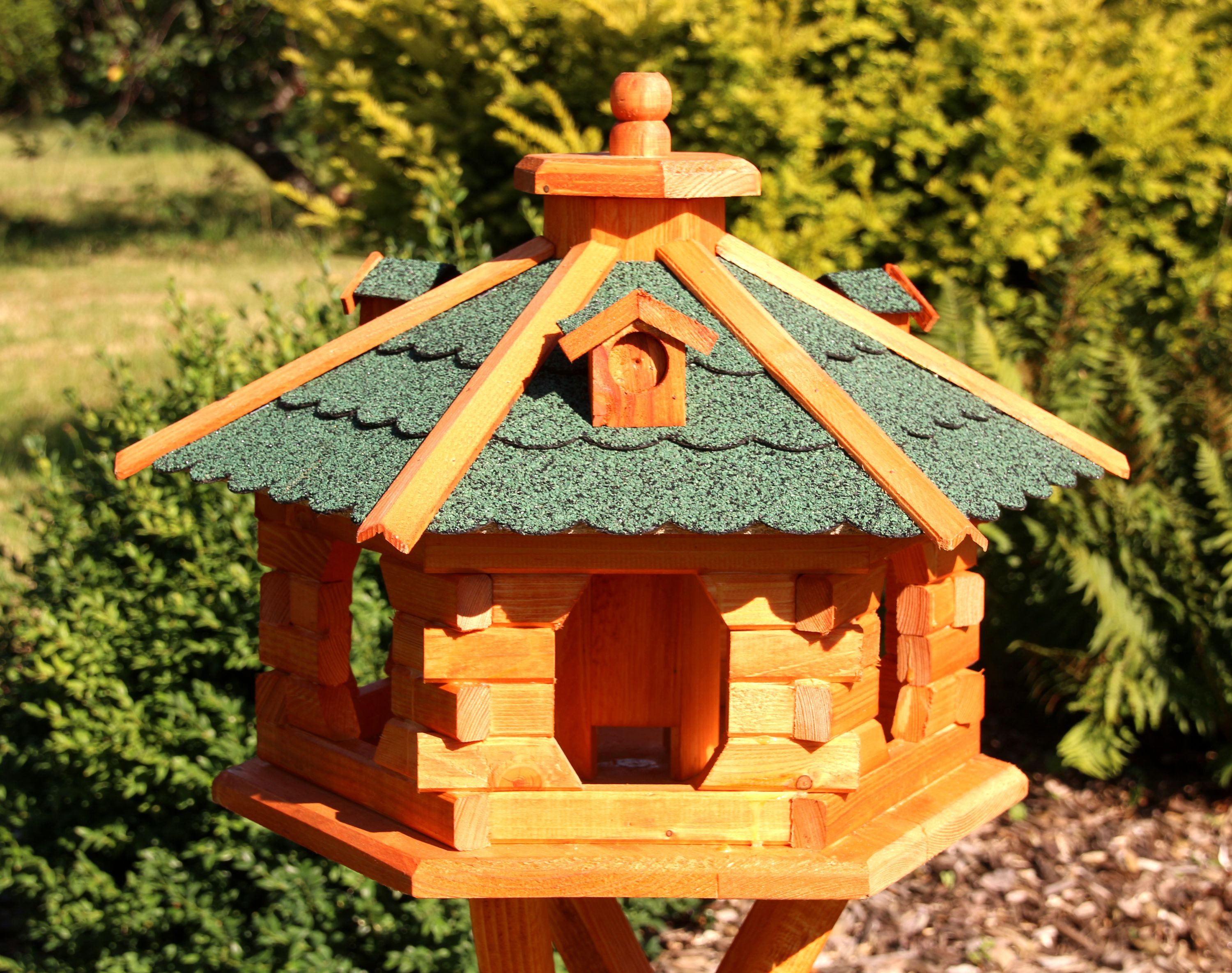 Holzdekoladen Vogelhaus XL Vogelhaus aus Holz 57 x 37 cm Handarbeit