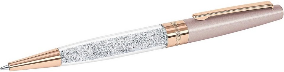 Kugelschreiber Metall Stardust  Kristall Geschenk Gold Gel Stift