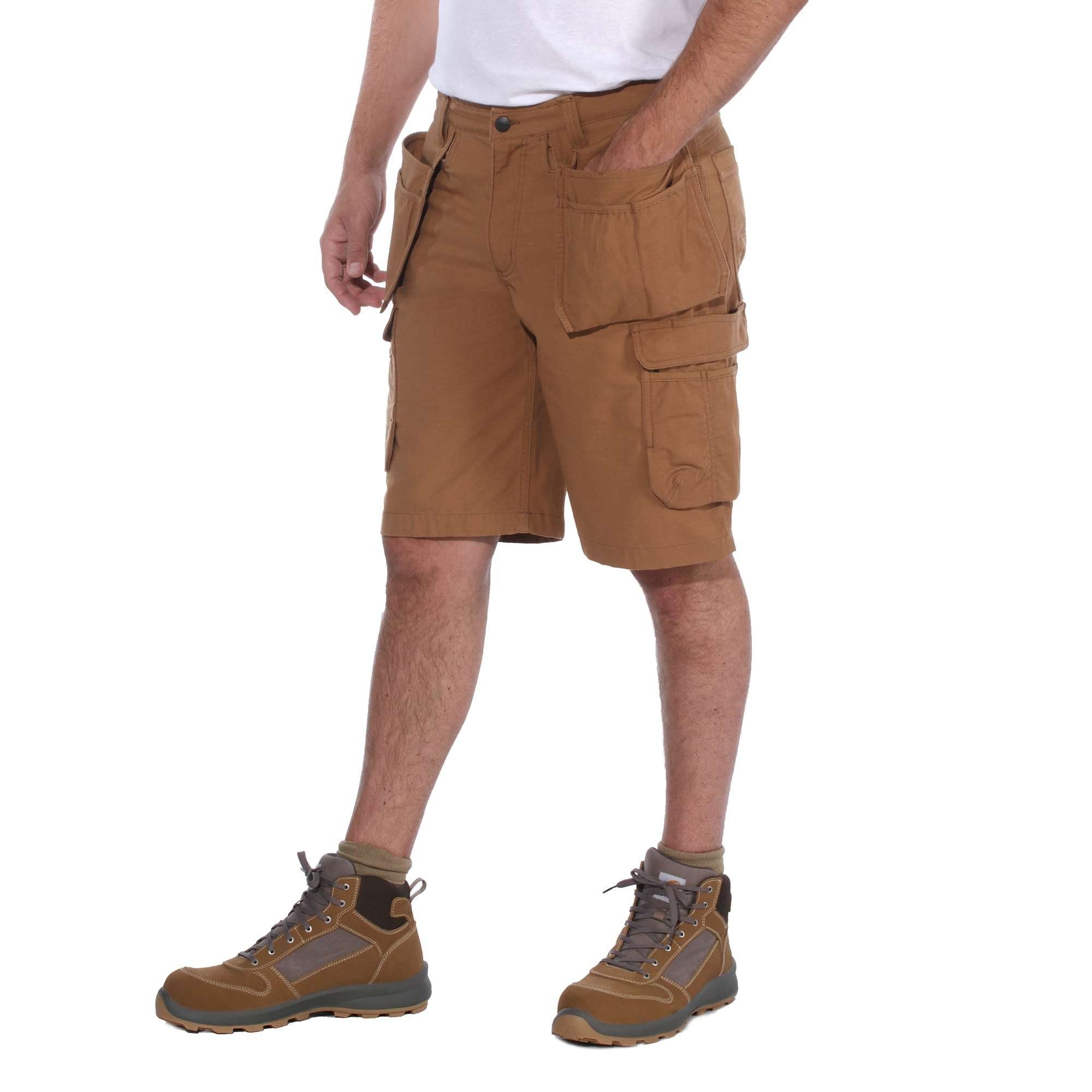 Carhartt Cargoshorts Ripstop Flex Multi Pocket Work Short Flexibles Ripstop Gewebe