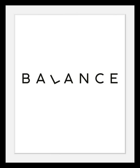 queence Bild »Balance«, in 3 Größen, gerahmt-Otto