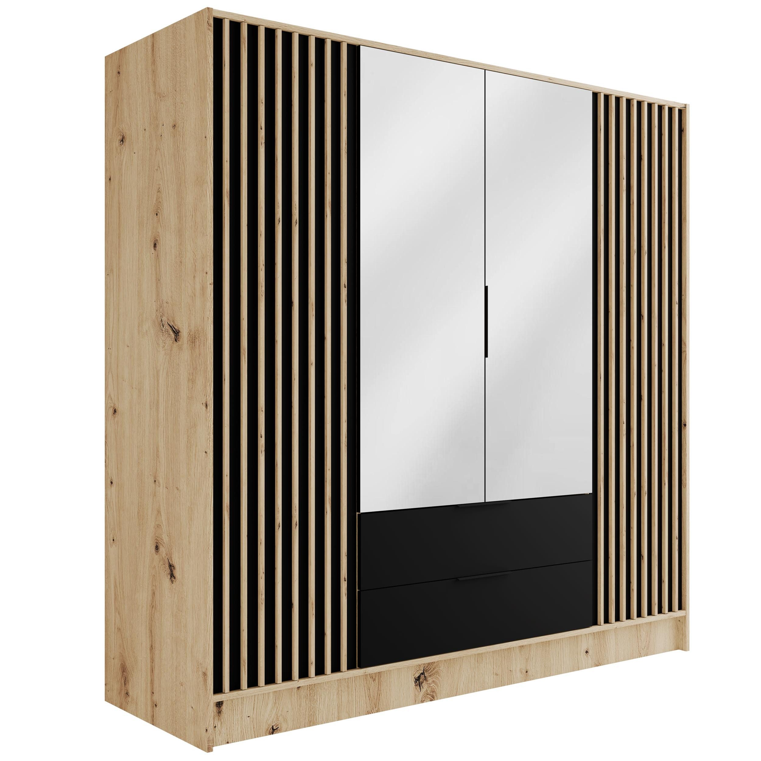 ALTDECOR Drehtürenschrank NELIA (Kleiderschrank Garderobenschrank mit günstig online kaufen