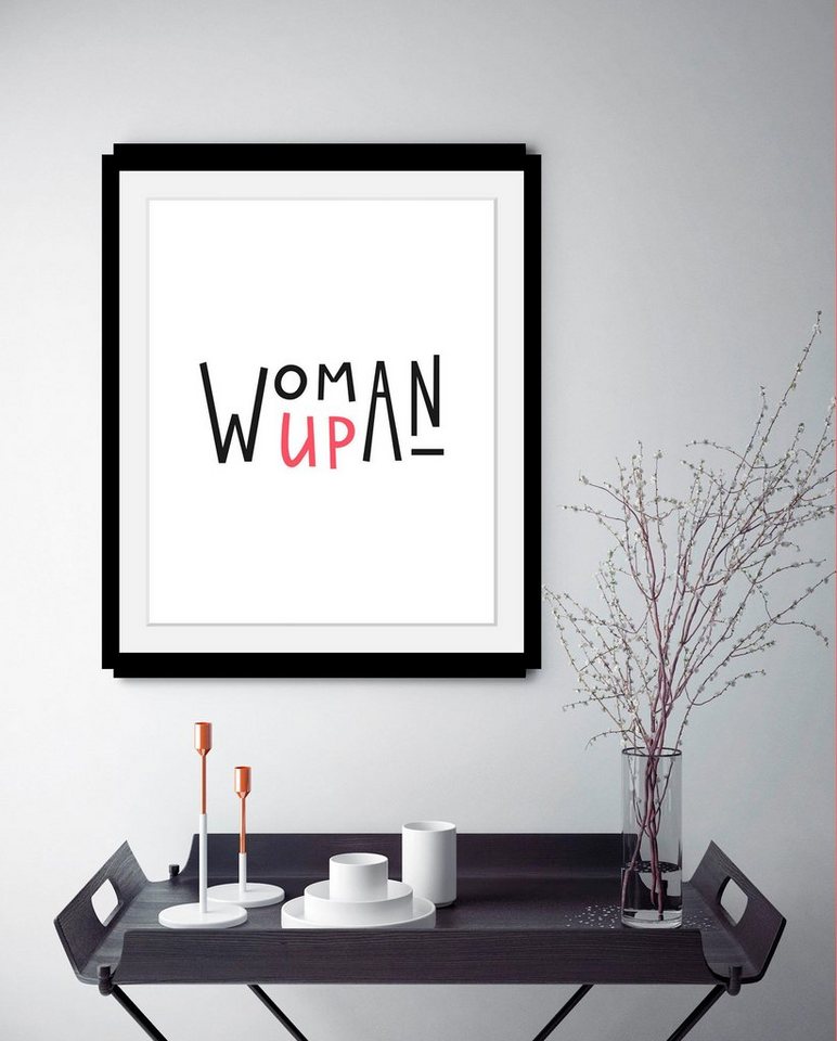 queence Bild »Woman«, in 3 Größen, gerahmt-HomeTrends