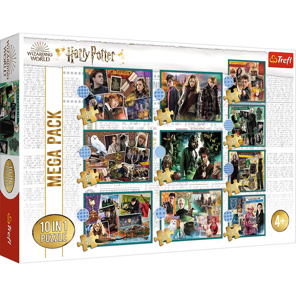 Harry Potter Пазлы Harry Potter 10-in-1 Пазлы Unendlicher Spaß mit der Zaubererwelt, Пазлыteile
