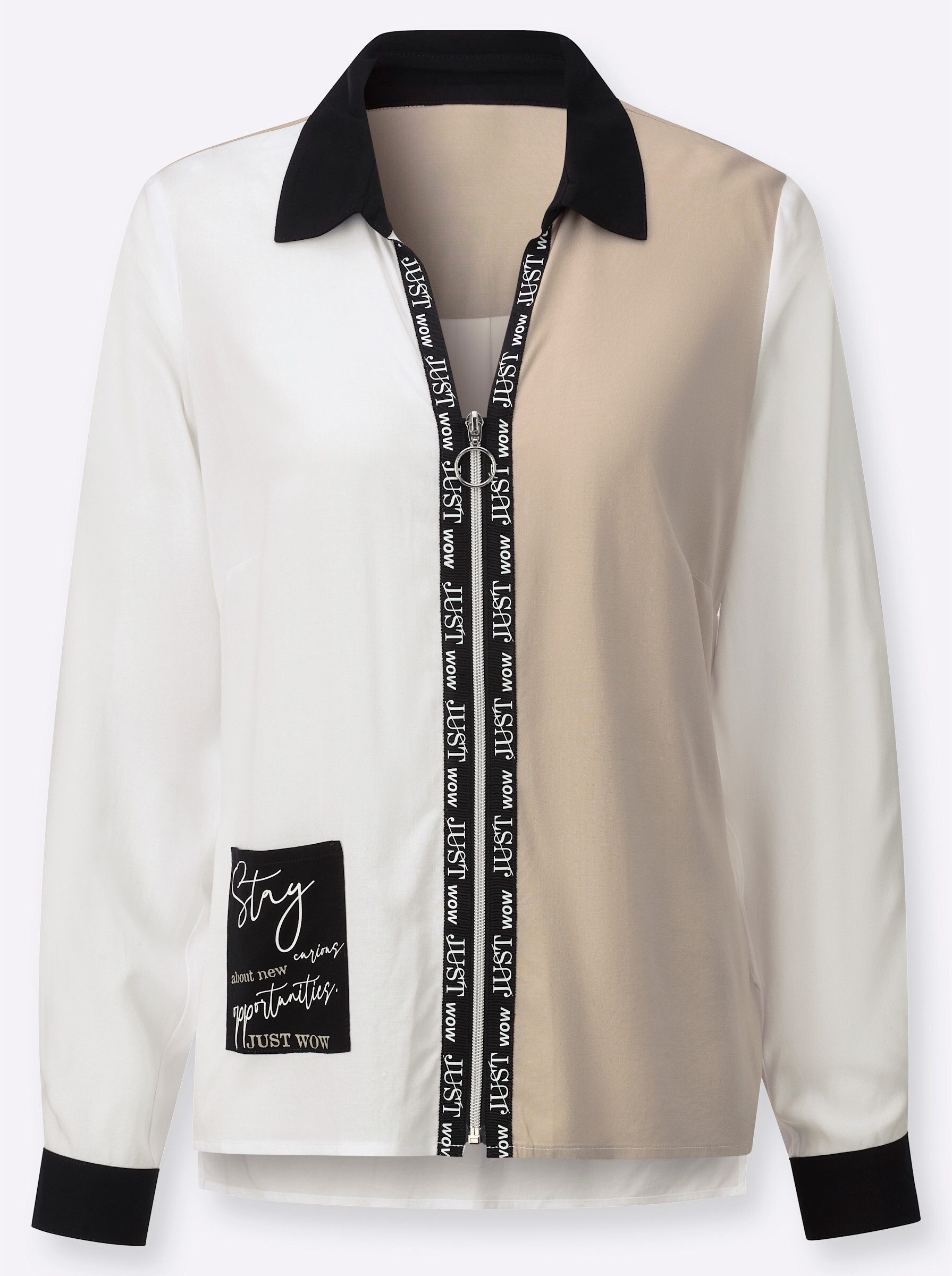 Witt Klassische Bluse Langarm-Bluse Langarm