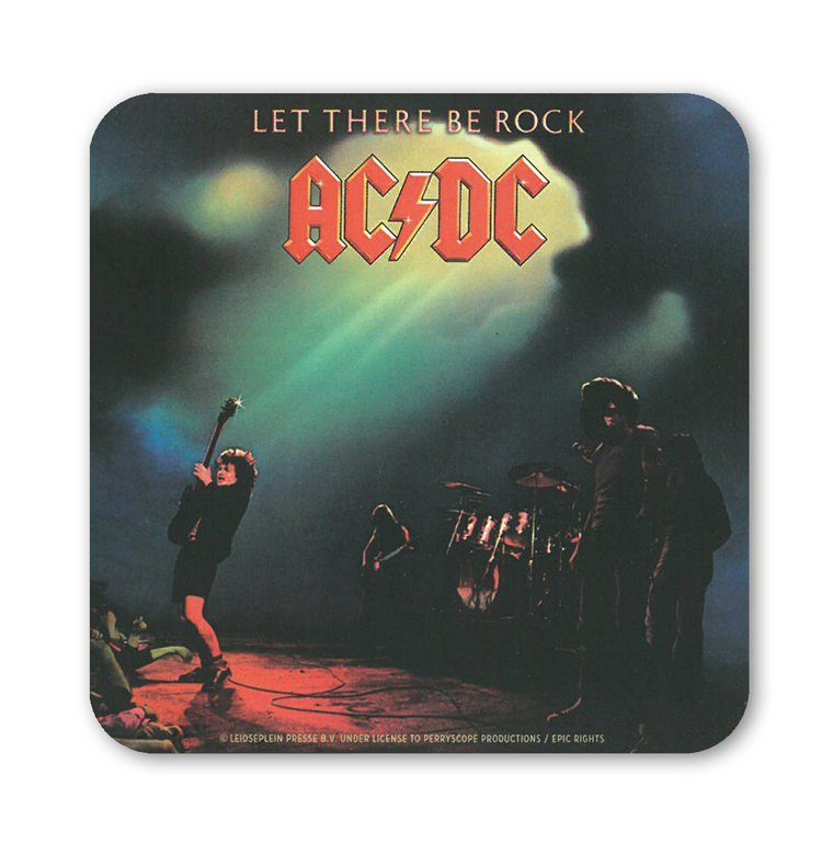 Image of LOGOSHIRT Untersetzer mit AC/DC Album-Motiv