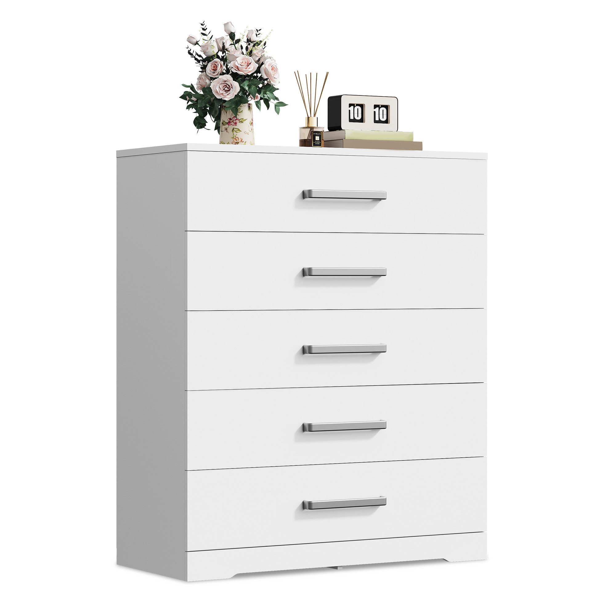 Kommode mit 4/5 Schubladen, Moderne Schubladenkommode