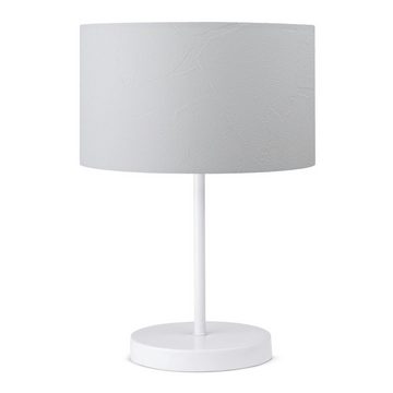 lux.pro Tischleuchte, ohne Leuchtmittel, »Margate« Nachttischlampe Tischlampe Metall 1 x E27 Weiß