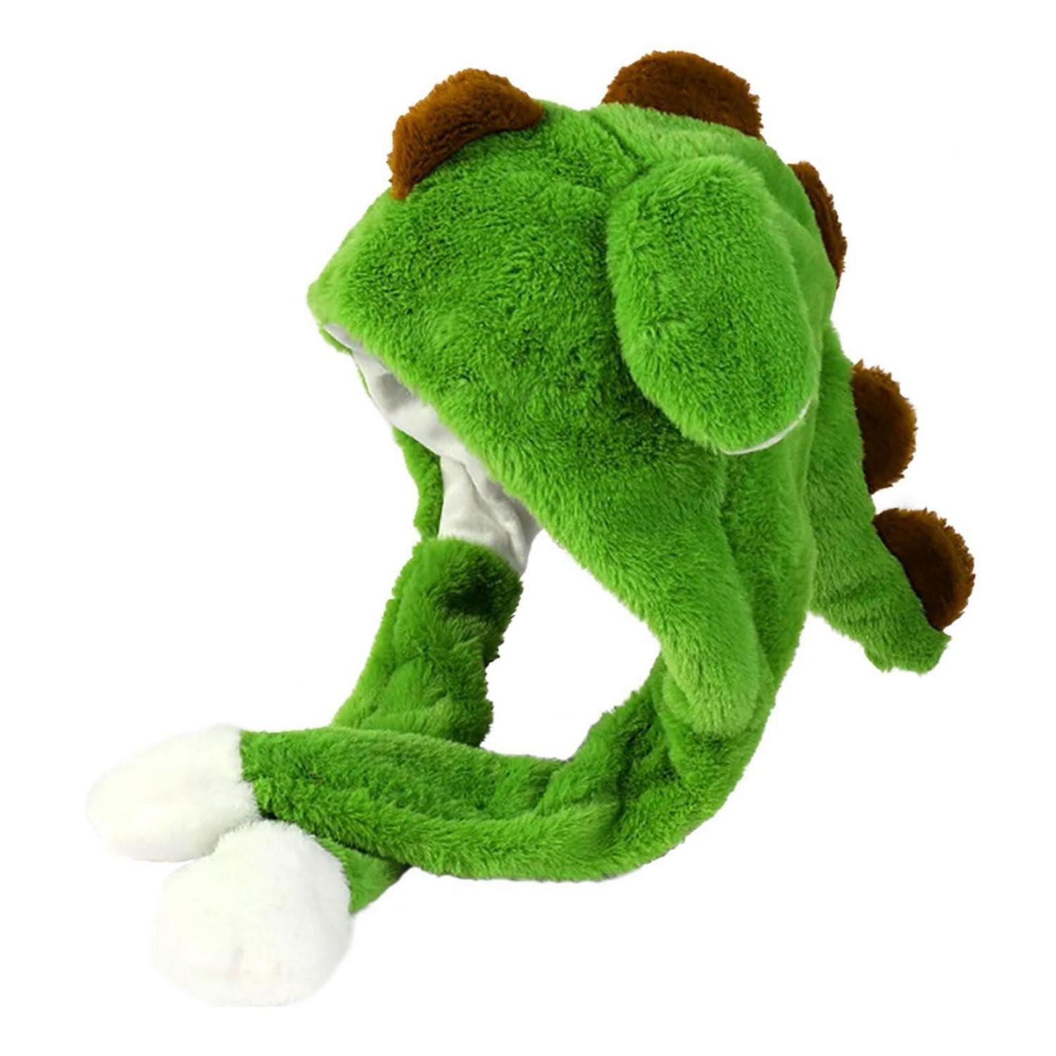 LuxusKollektion Monster-Kostüm Tier Plüschhut mit Wackelohren Dinosaurier