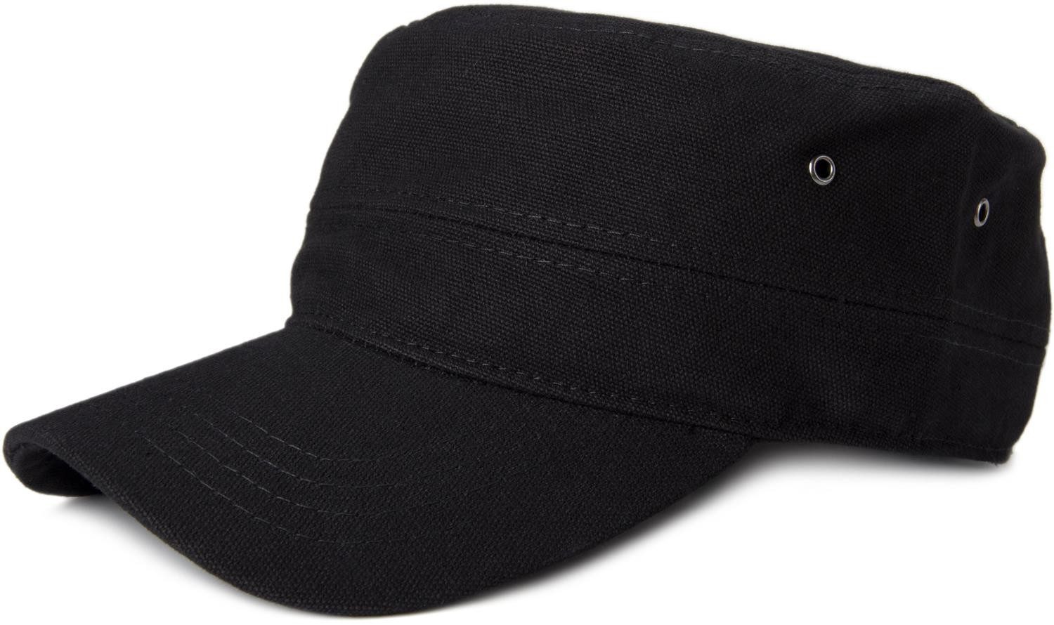 styleBREAKER Army Cap Military Cap Baumwoll Canvas (1-St)