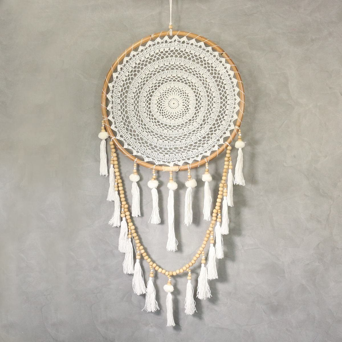 Oriental Galerie Wandbild Wandbehang Wandschmuck Makramee Traumfänger mit H günstig online kaufen