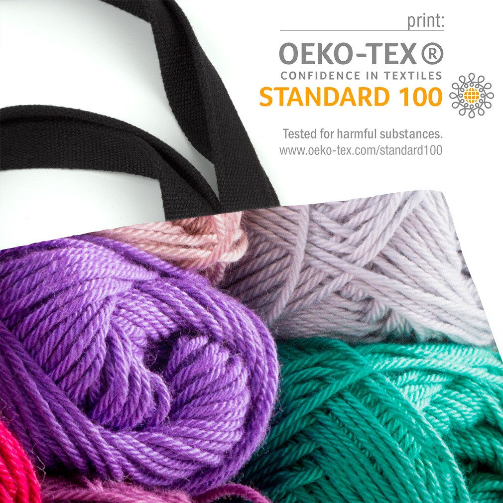 VOID Henkeltasche (1-tlg), Garn Wolle Stricken Handarbeit Garn Wolle Stricken Handarbeit Strick
