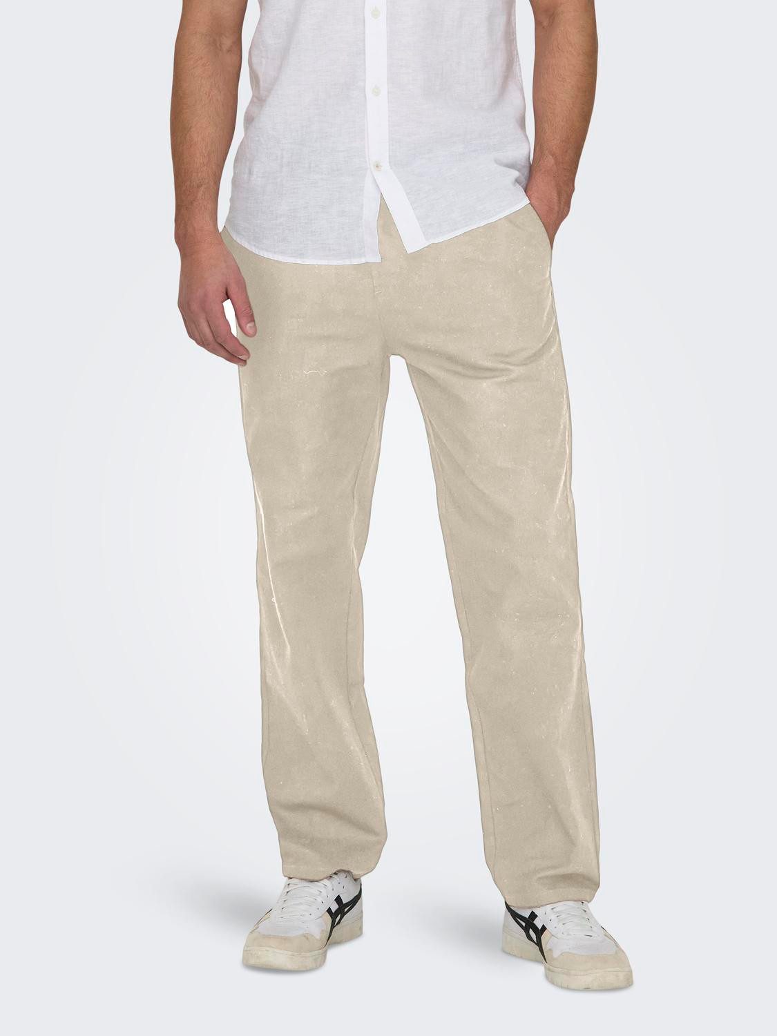 Trainingshose ONSSINUS LOOSE 0007 COT LIN PANT NOOS