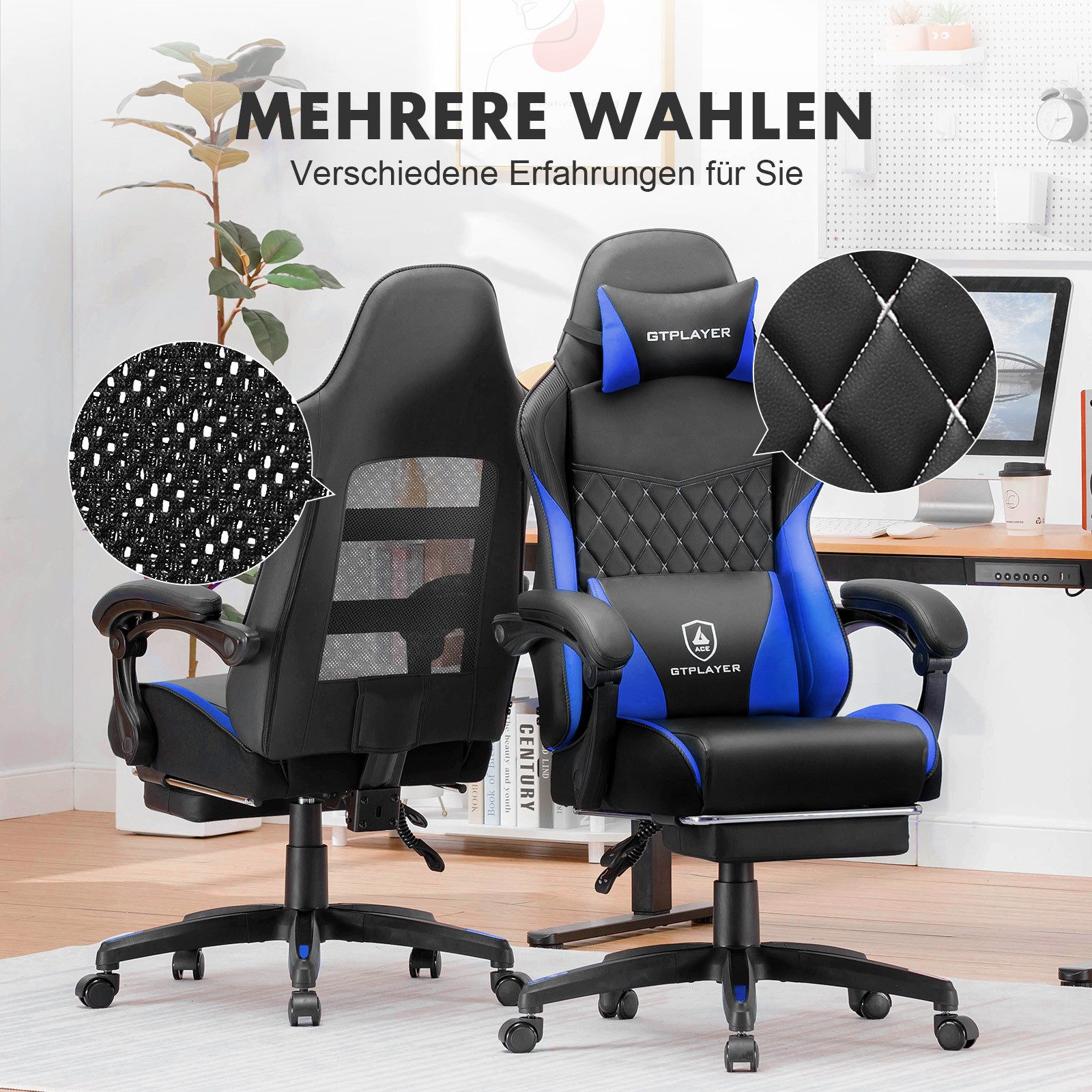 LUCKRACER Gaming-Stuhl Ergonomischer Bürostuhl, Zweckmäßig für günstig online kaufen