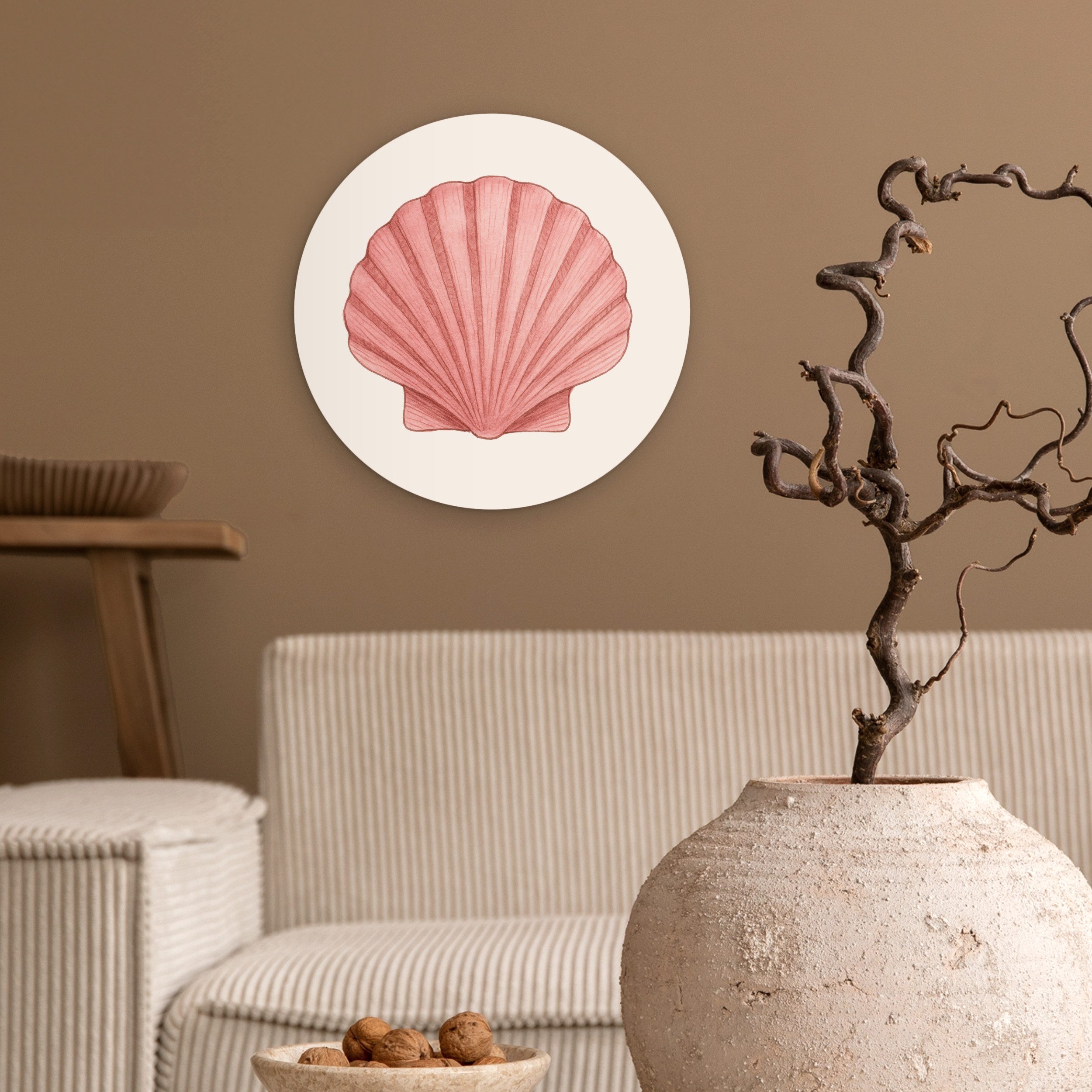 MuchoWow Gemälde Muschel - Rosa - günstig online kaufen