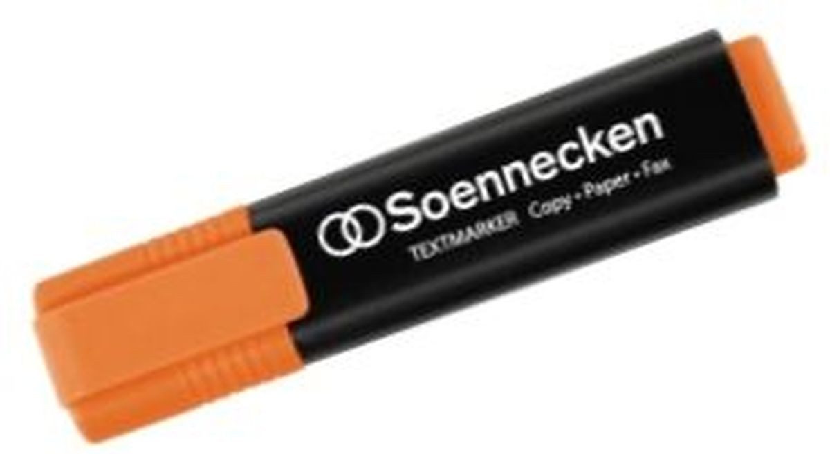 Marker Textmarker Keilspitze 2-5 mm orange
