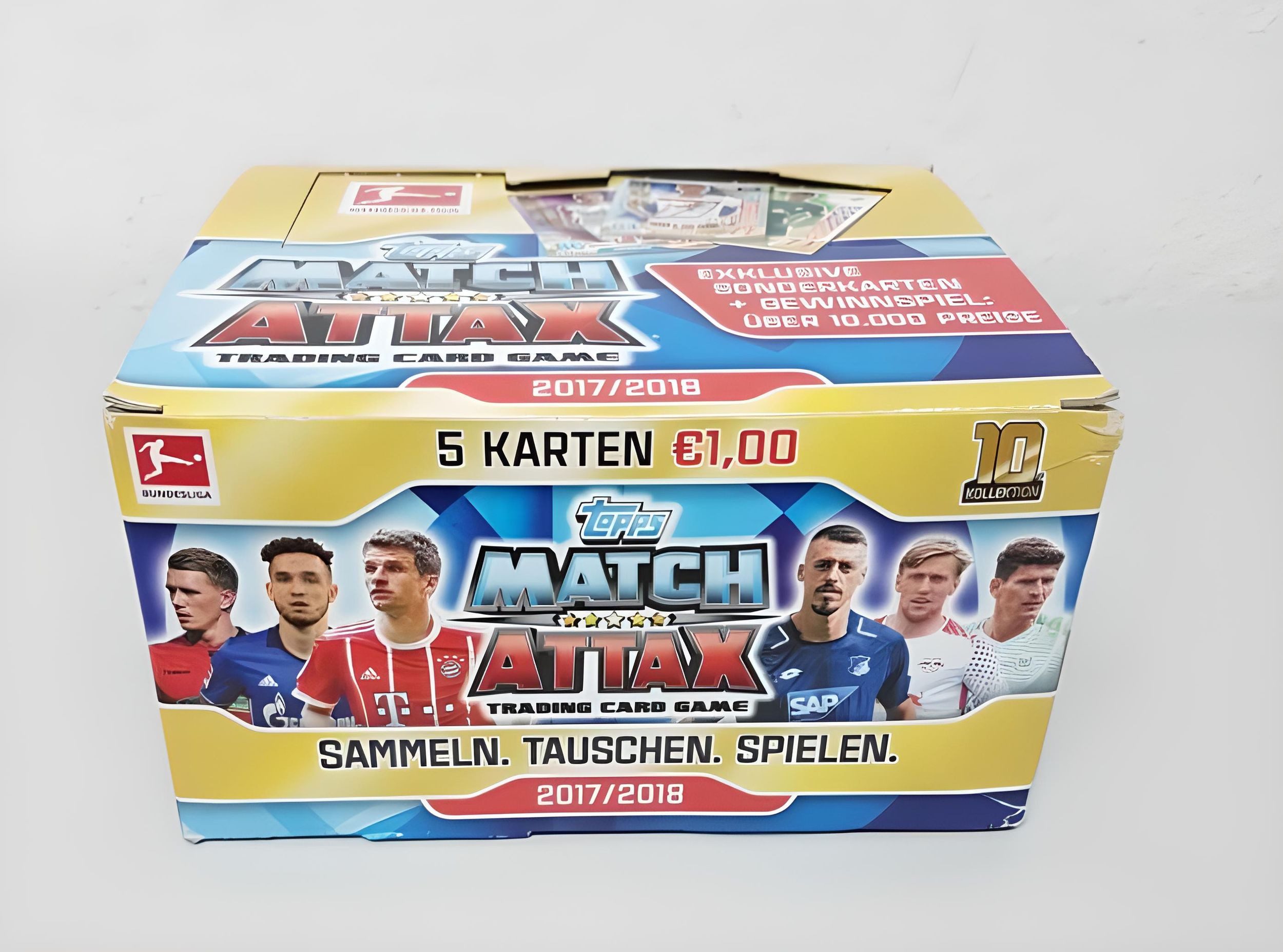 Topps/Merlin Sammelkarte 2017-18 Match Attax (Booster Display) DE 5er Booster