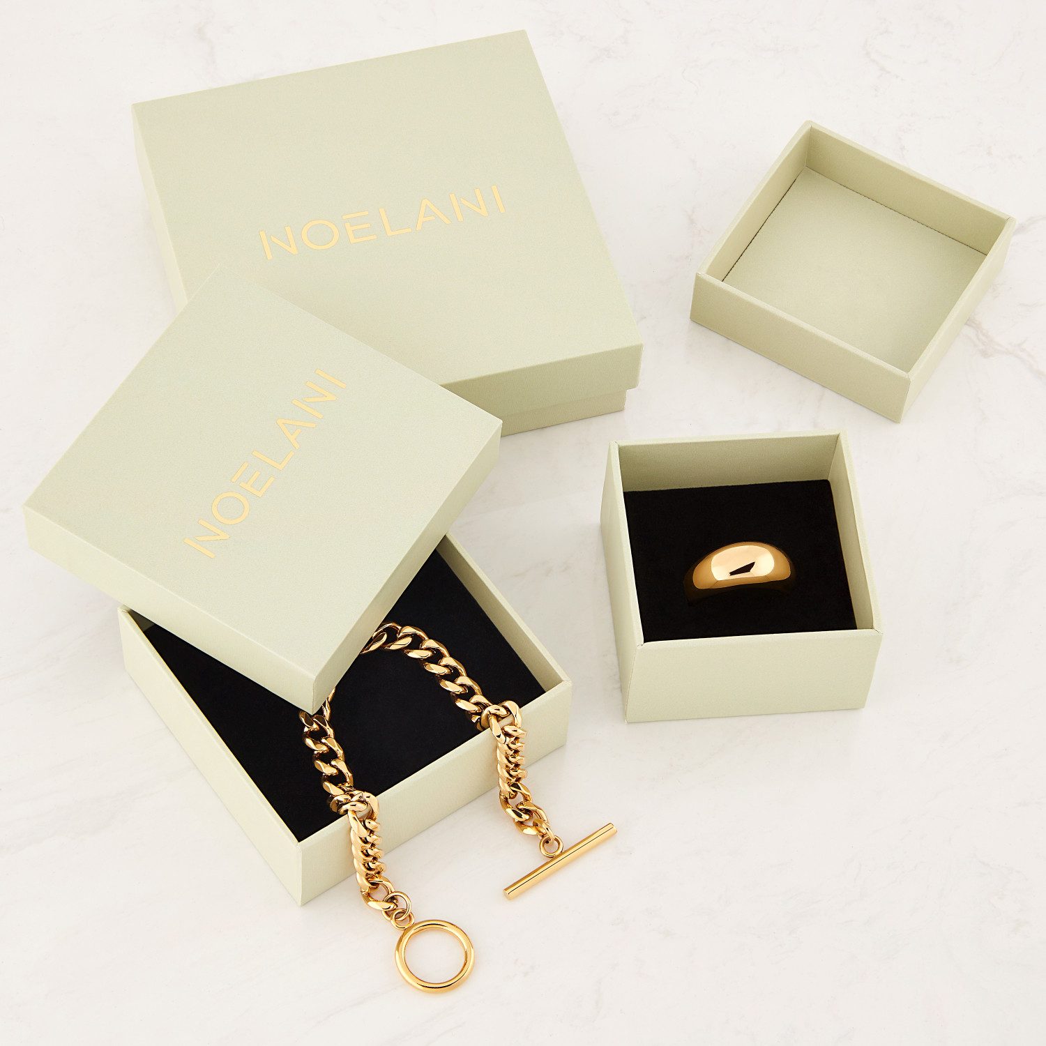 Noelani Silberkette Noelani Kette mit Anhänger (Halskette, 1-tlg., Halskette)