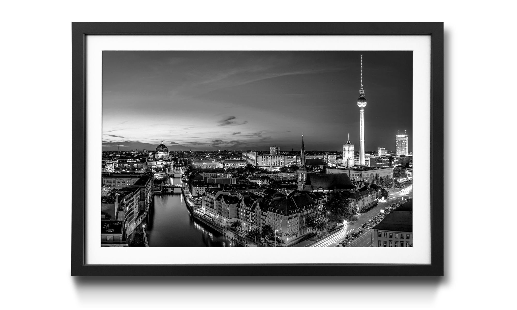 WandbilderXXL Kunstdruck Berlin City, Städte, Wandbild, in 4 Größen erhältlich