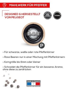 PEUGEOT Gewürzmühle Peugeot, Pfeffermühle ISEN u'select schwarz, 18 cm, (1 Stück)