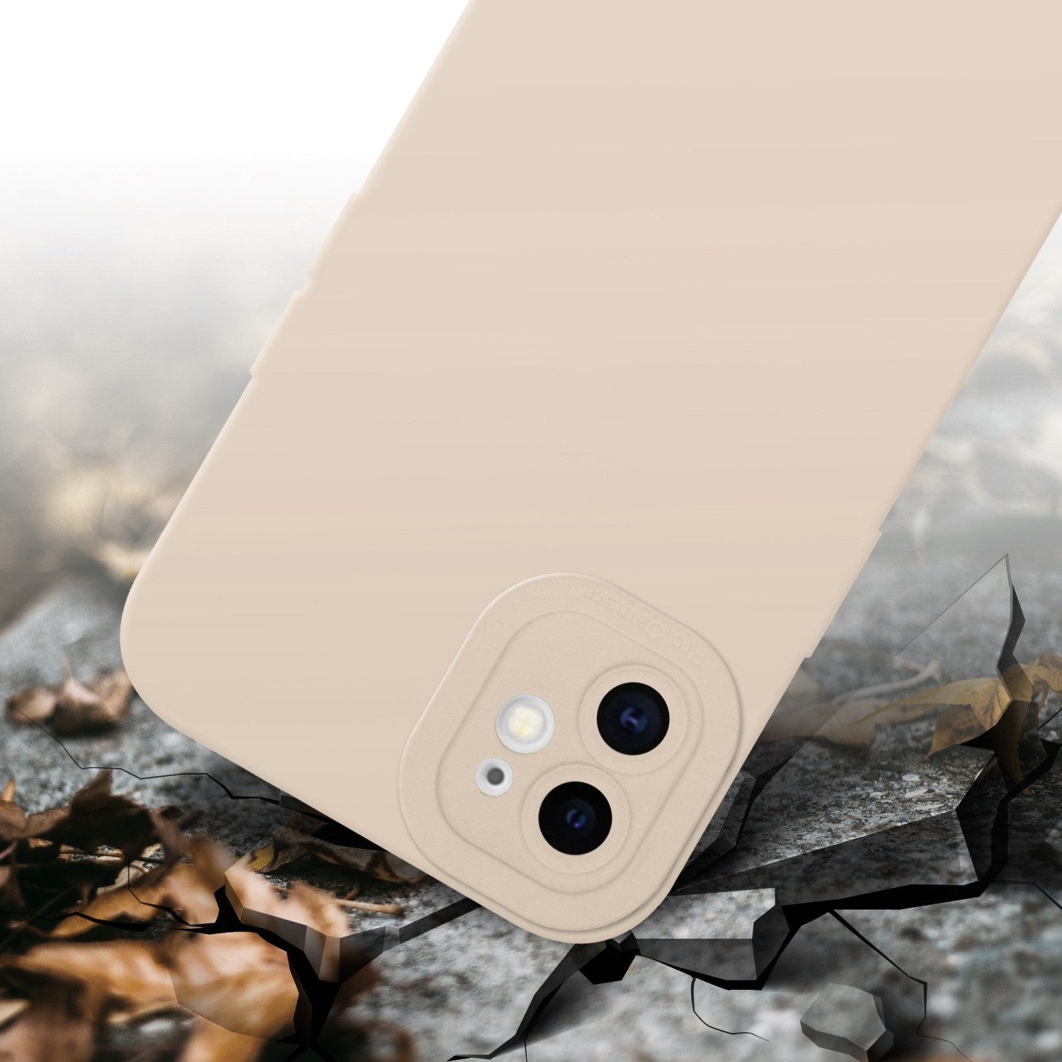 Cadorabo Handyhülle für iPhone 12 Hülle Apple iPhone 12, Hülle Schutzhülle TPU Silikon Case Cover – Bild 5 von 5