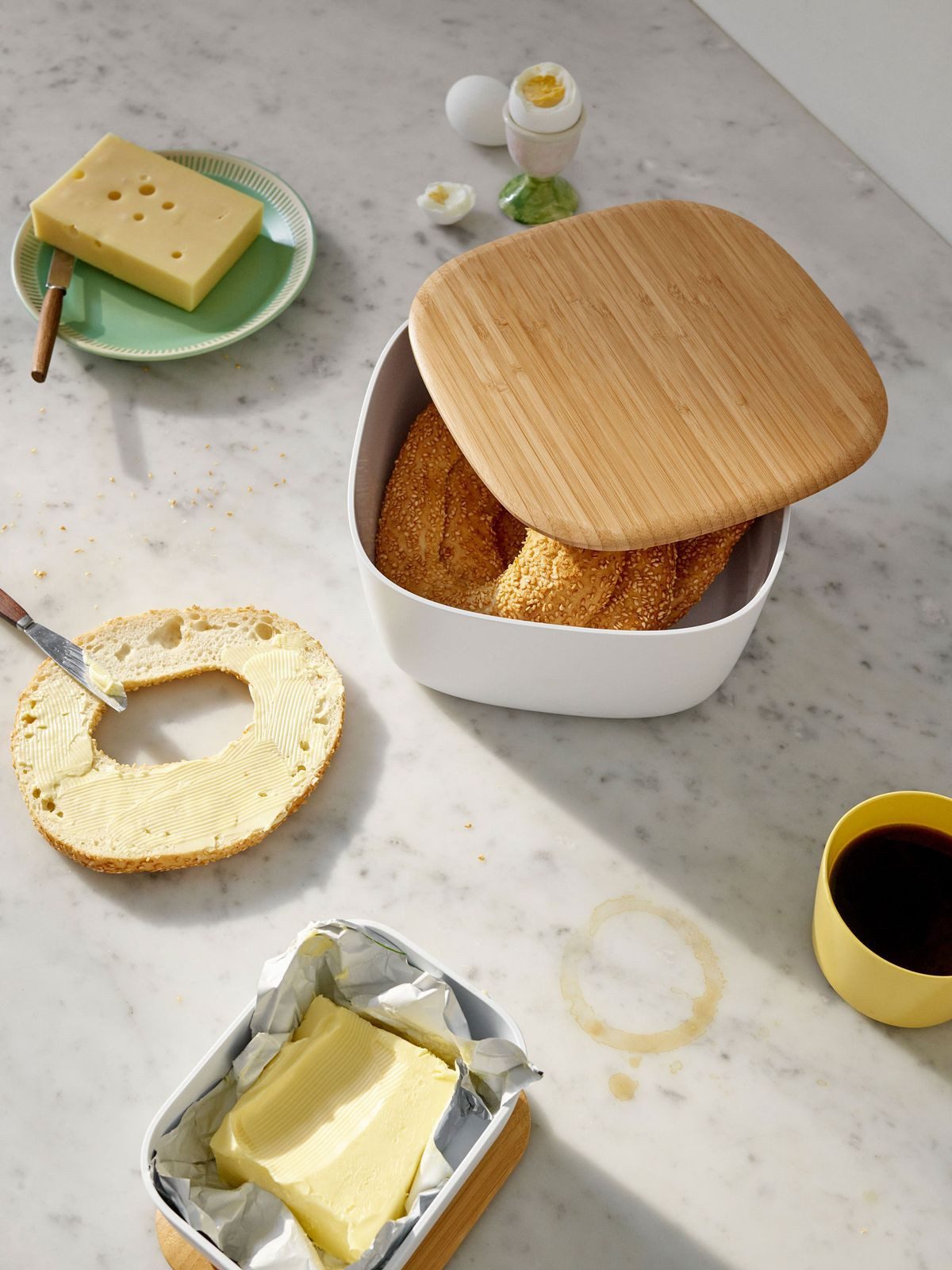Stelton Brotkasten Brotkasten BOX-IT white 23 cm (l), Kunststoff, RIG-TIG by stelton Brotkasten BOX-IT white 23 cm (l)