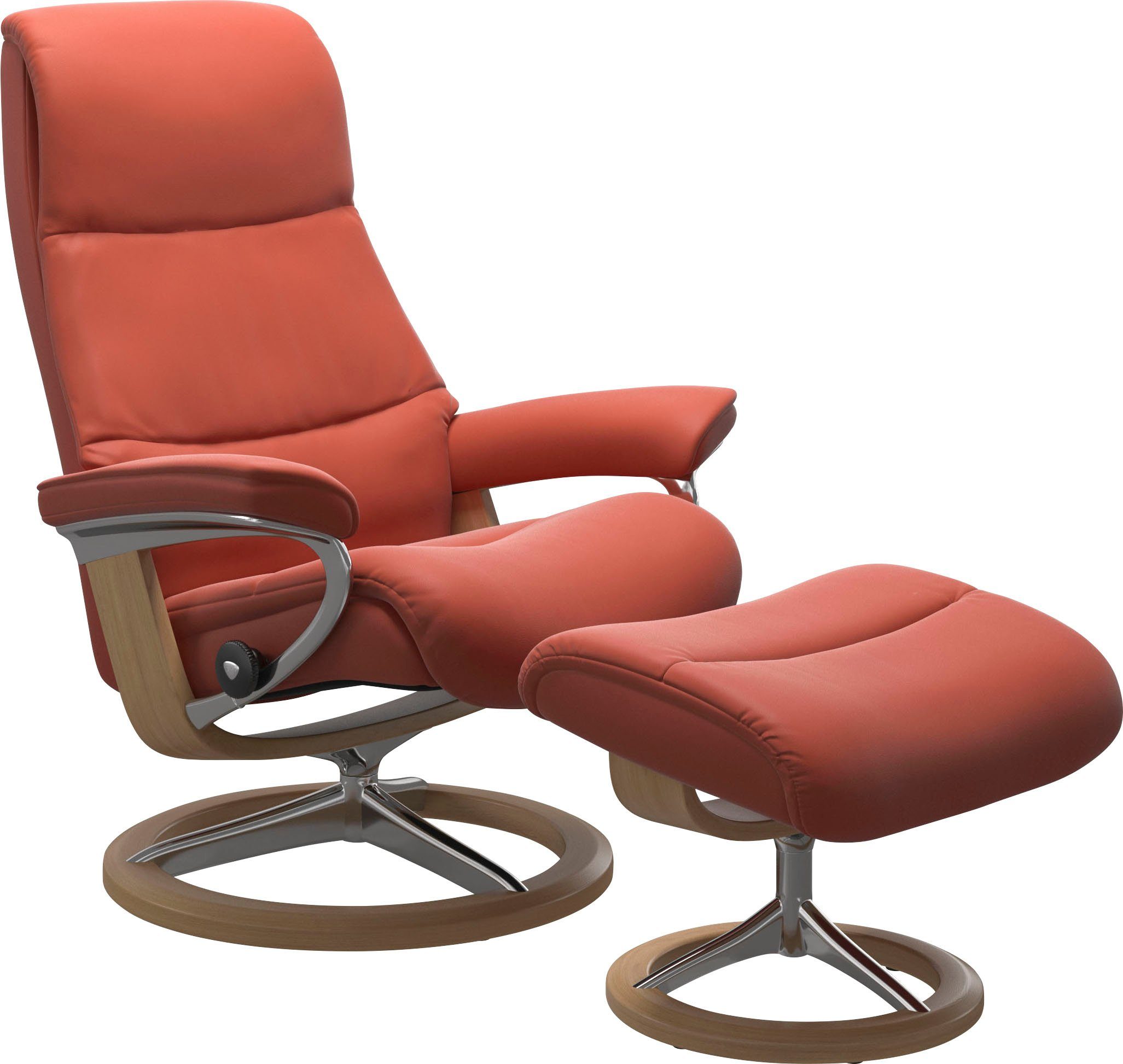 Stressless® Relaxsessel View, mit Signature Base, Größe M,Gestell Eiche