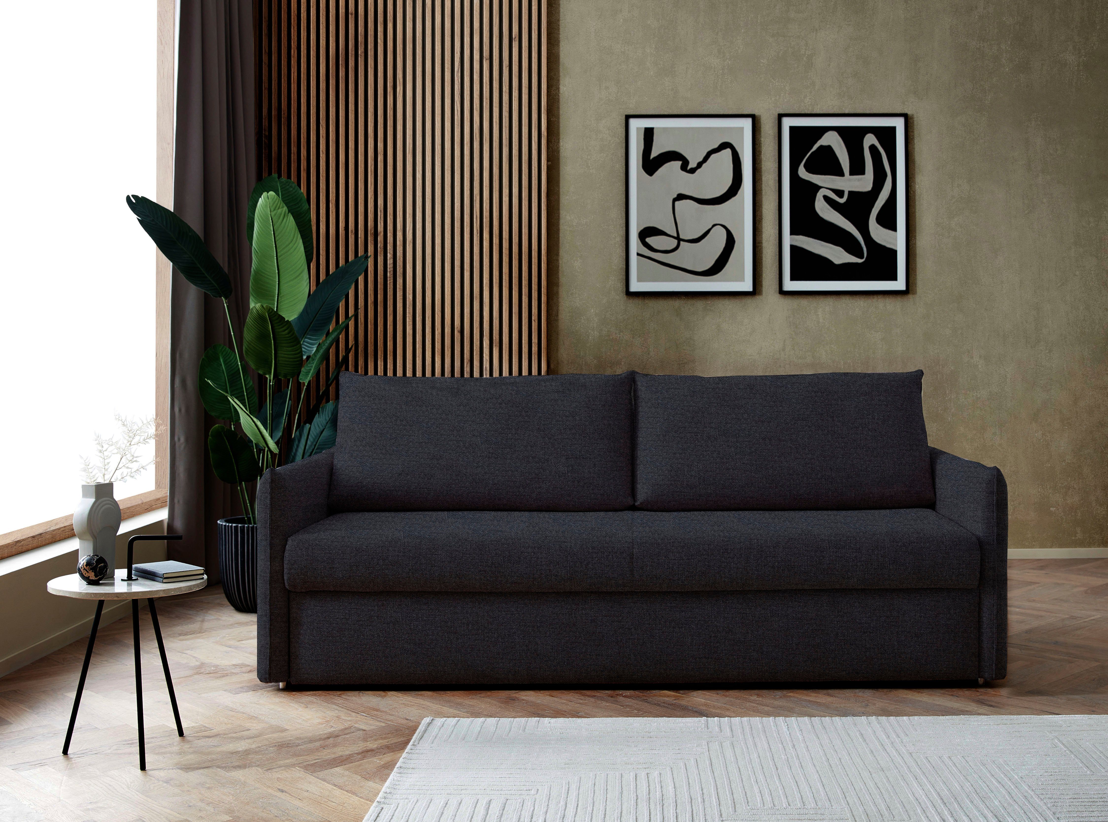 Bali Schlafsofa Pisa, mit 3 Matratzenarten, Lattenrost, stabiles Untergestell