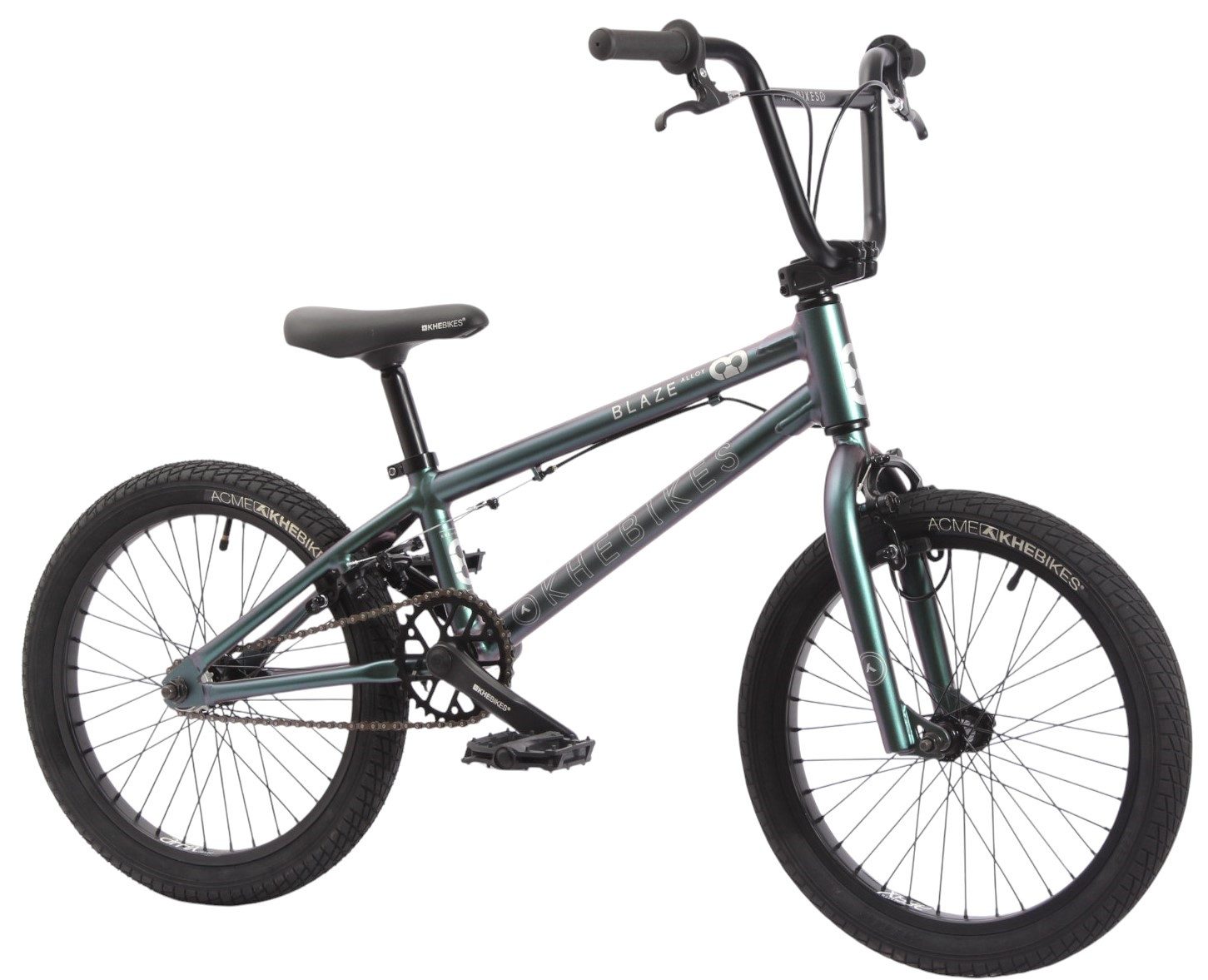 KHEbikes Велосипеды BMX-Rad KHE BLAZE 18 Zoll, 9,3 kg, Aluminiumrahmen, U-Bremsen, 360° Rotor, 1 Gang
