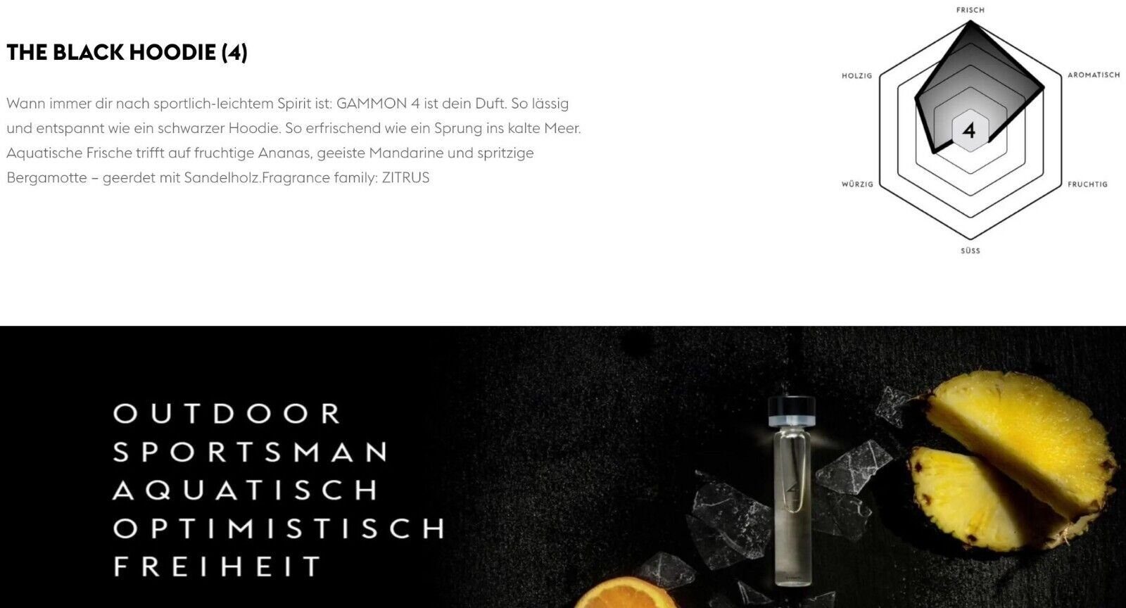 GAMMON Eau de Parfum Black Styles - The Black Hoodie (4) - 40ml günstig online kaufen