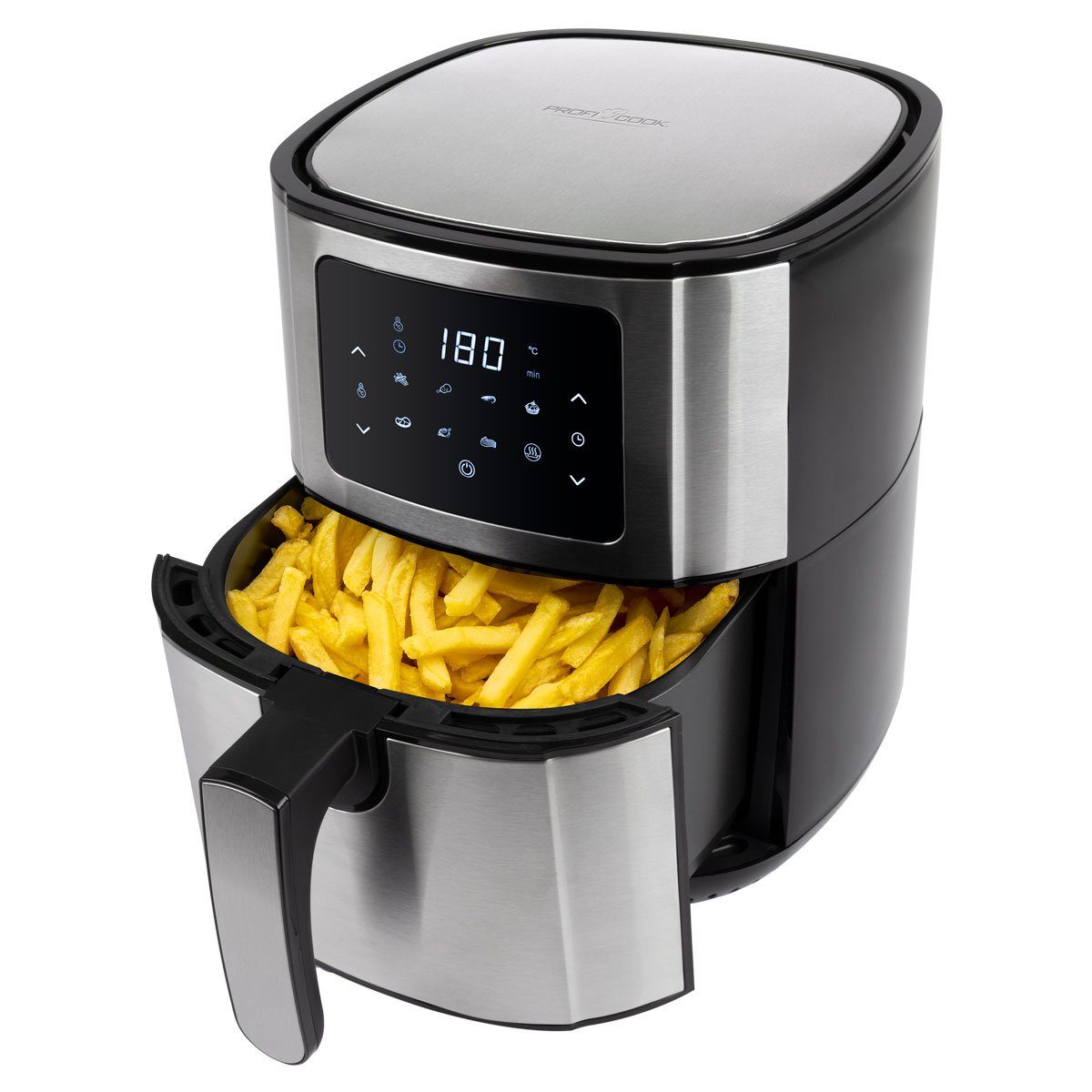 ProfiCook Heißluftfritteuse PC-FR 5,5 LED-Display 1239 7 Programme, H, Liter