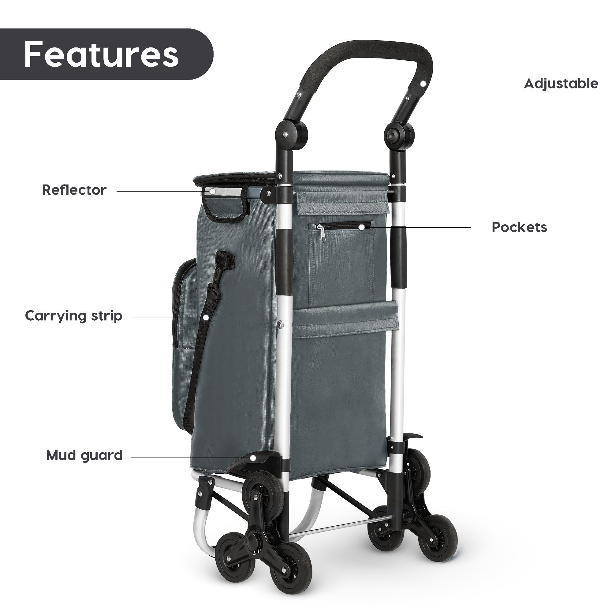 wuuhoo Einkaufstrolley wuuhoo® Einkaufstrolley, faltbar, leicht, günstig online kaufen
