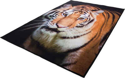 Teppich »Tiger«, Andiamo, rechteckig, Höhe: 4 mm, bedruckt, Wohnzimmer
