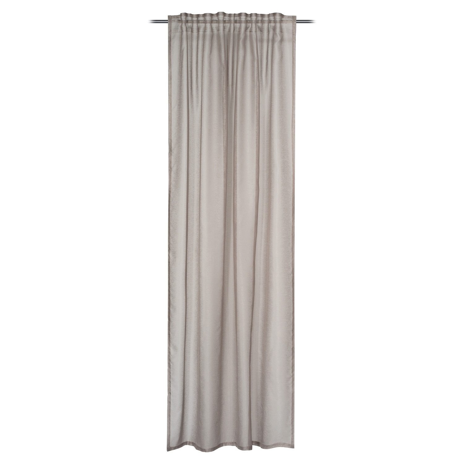 Gözze Vorhang SHINY, Taupe, verdeckte Schlaufen, (1 St), verdeckte Schlaufe günstig online kaufen