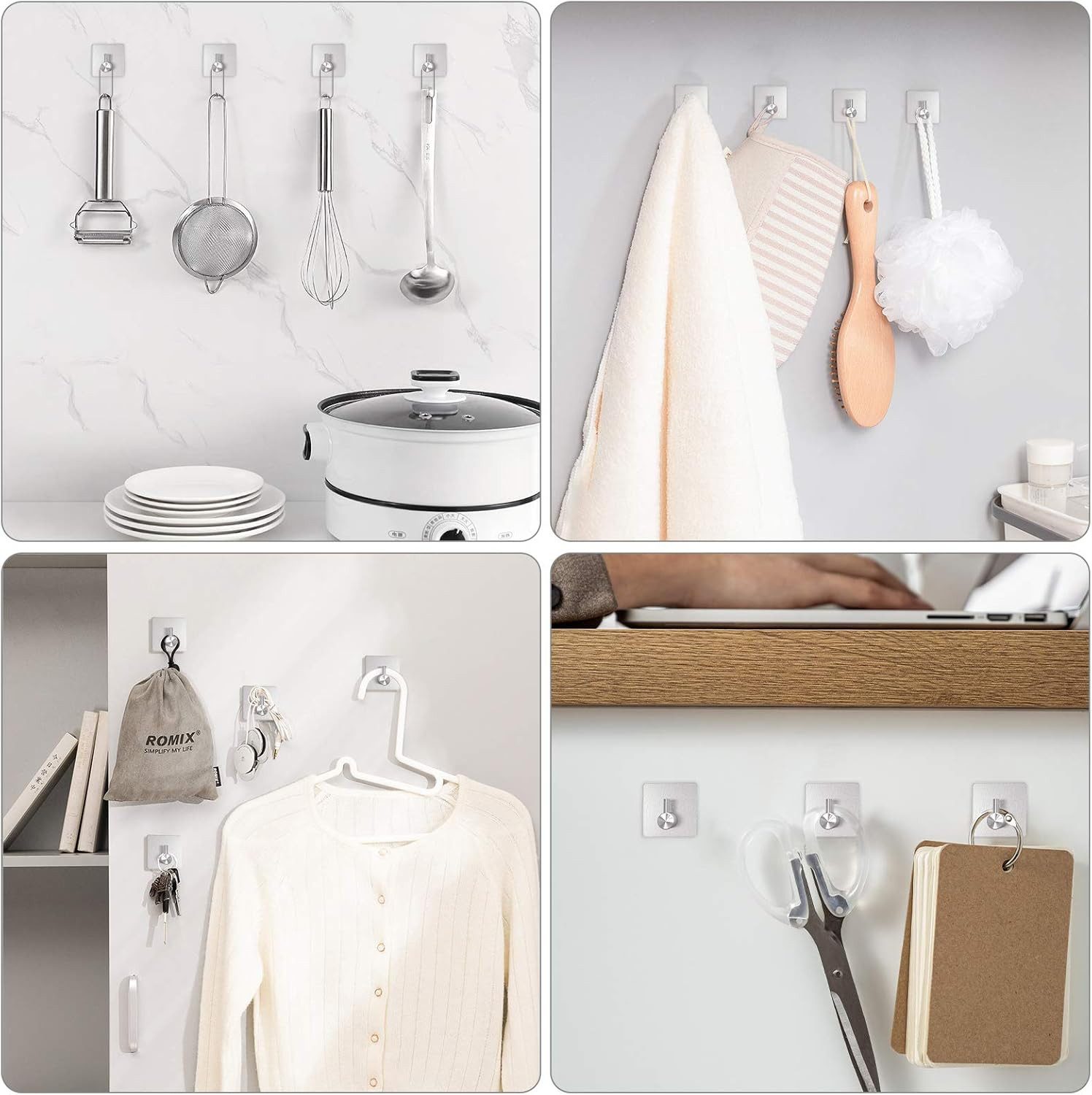 SURFOU Handtuchhaken 5 / 10 StückHandtuchhalter Ohne Bohren Klebehaken für günstig online kaufen