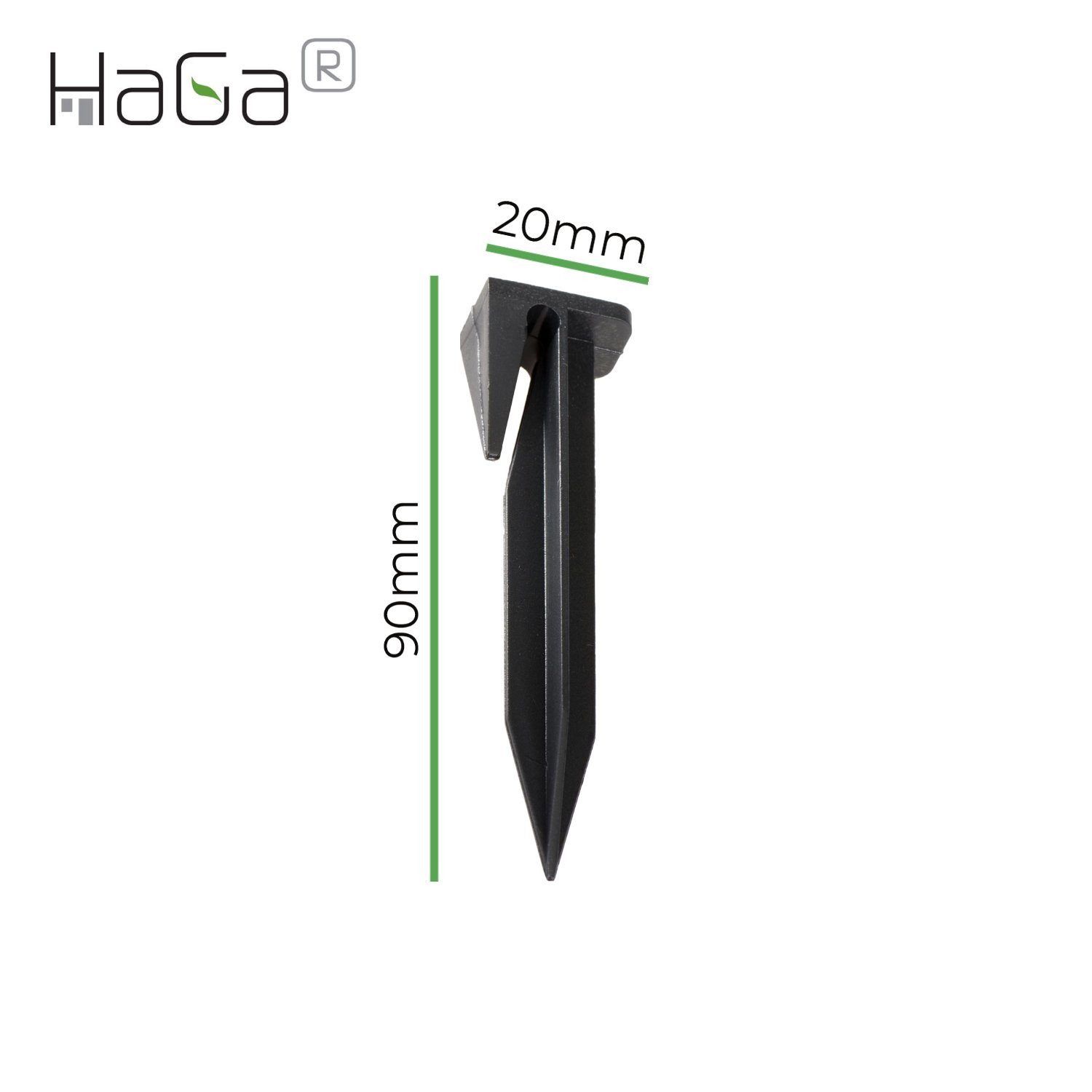 HaGa Erdnagel für Mähroboter 100 Stück günstig online kaufen
