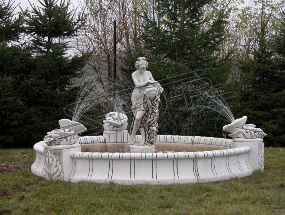 Statuen Garten Fontainen Skulpturen Statue Figuren Figur Skulptur JVmoebel Skulptur